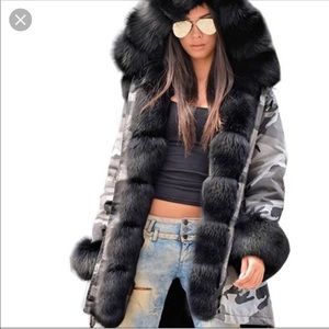 Kinikiss jacket with fur